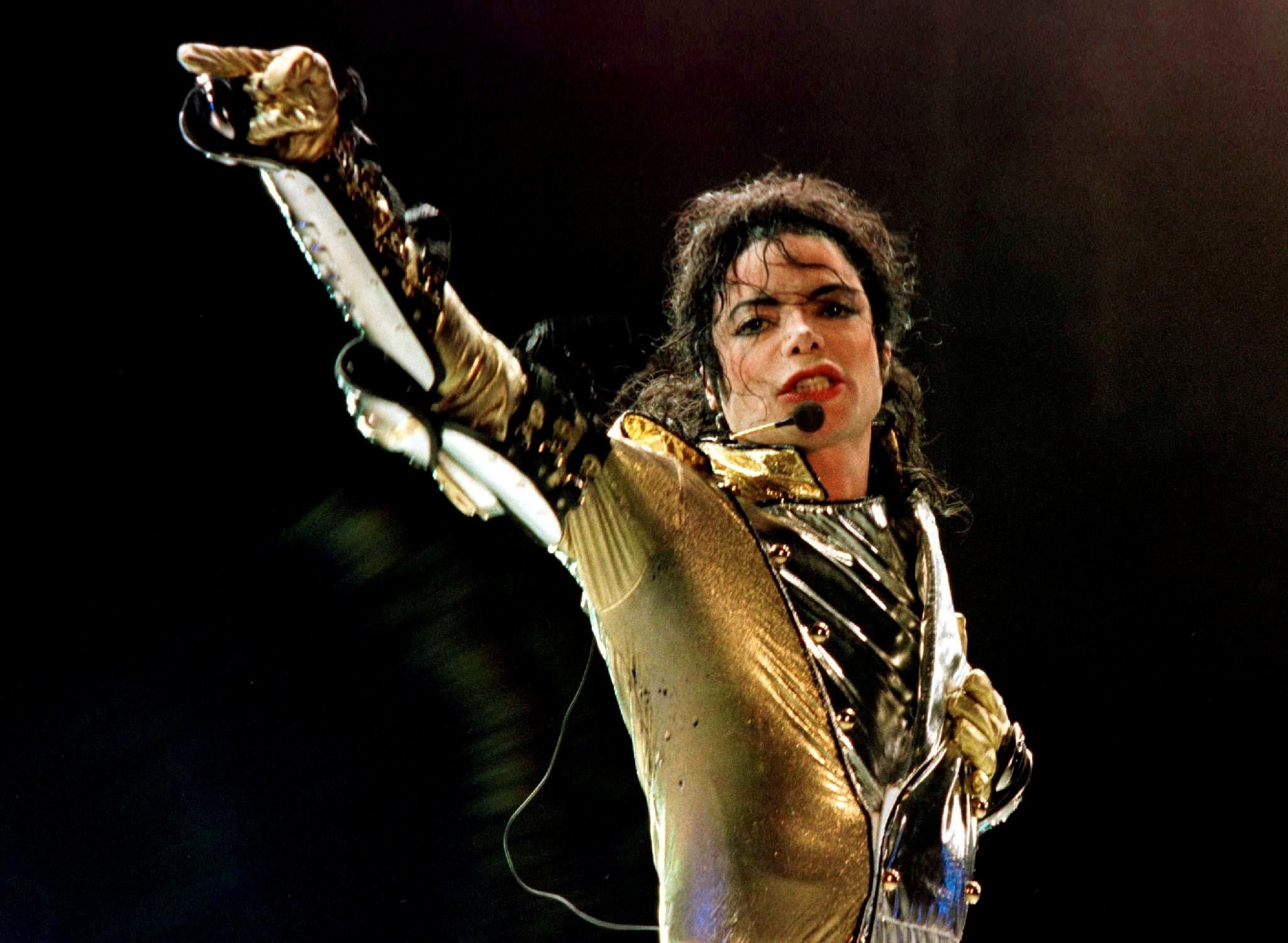 Den avdøde popstjernen Michael Jackson, her avbildet under en konsert i Wien i 1997,