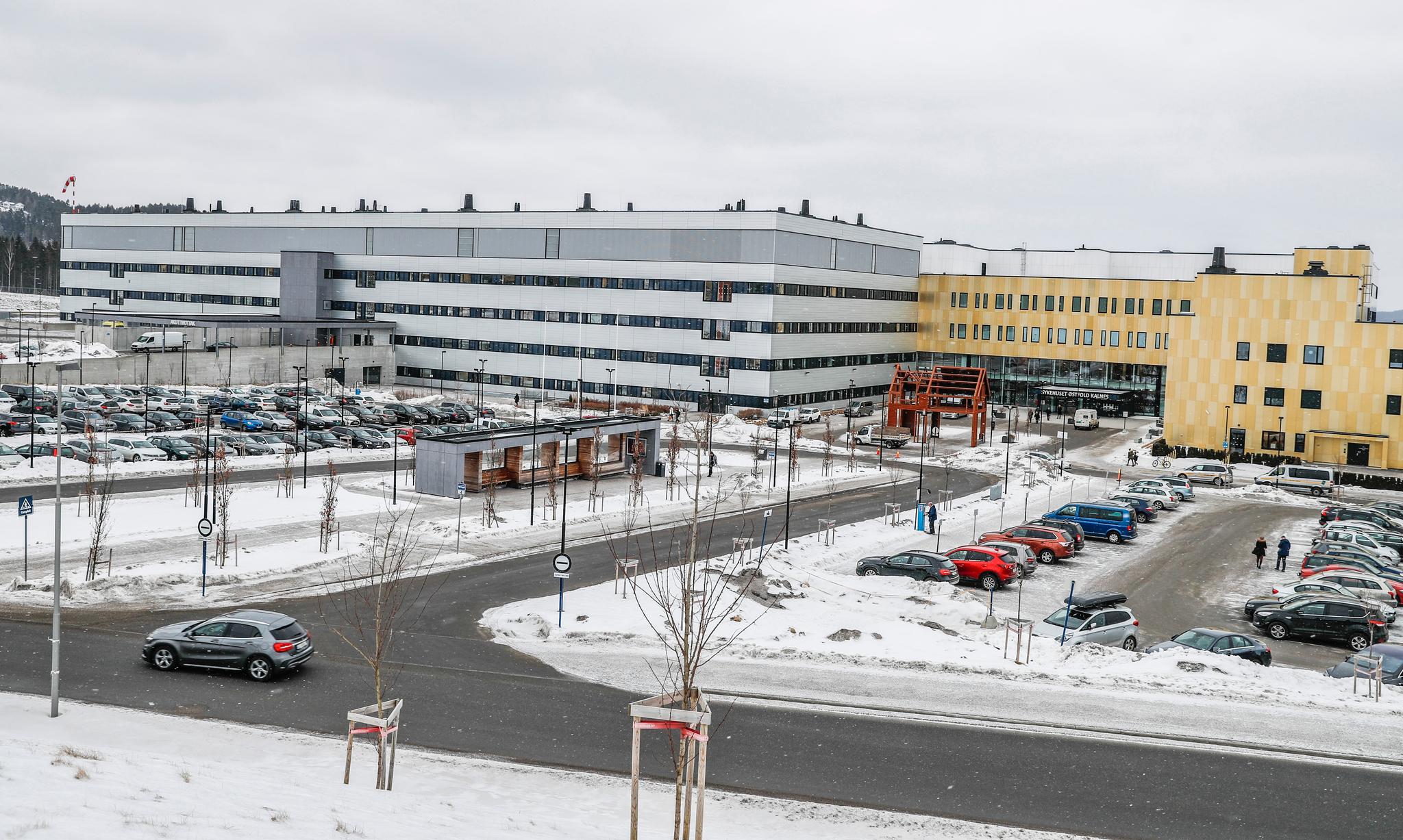 Det nye sykehuset i Østfold på Kalnes sto ferdig høsten 2015. 