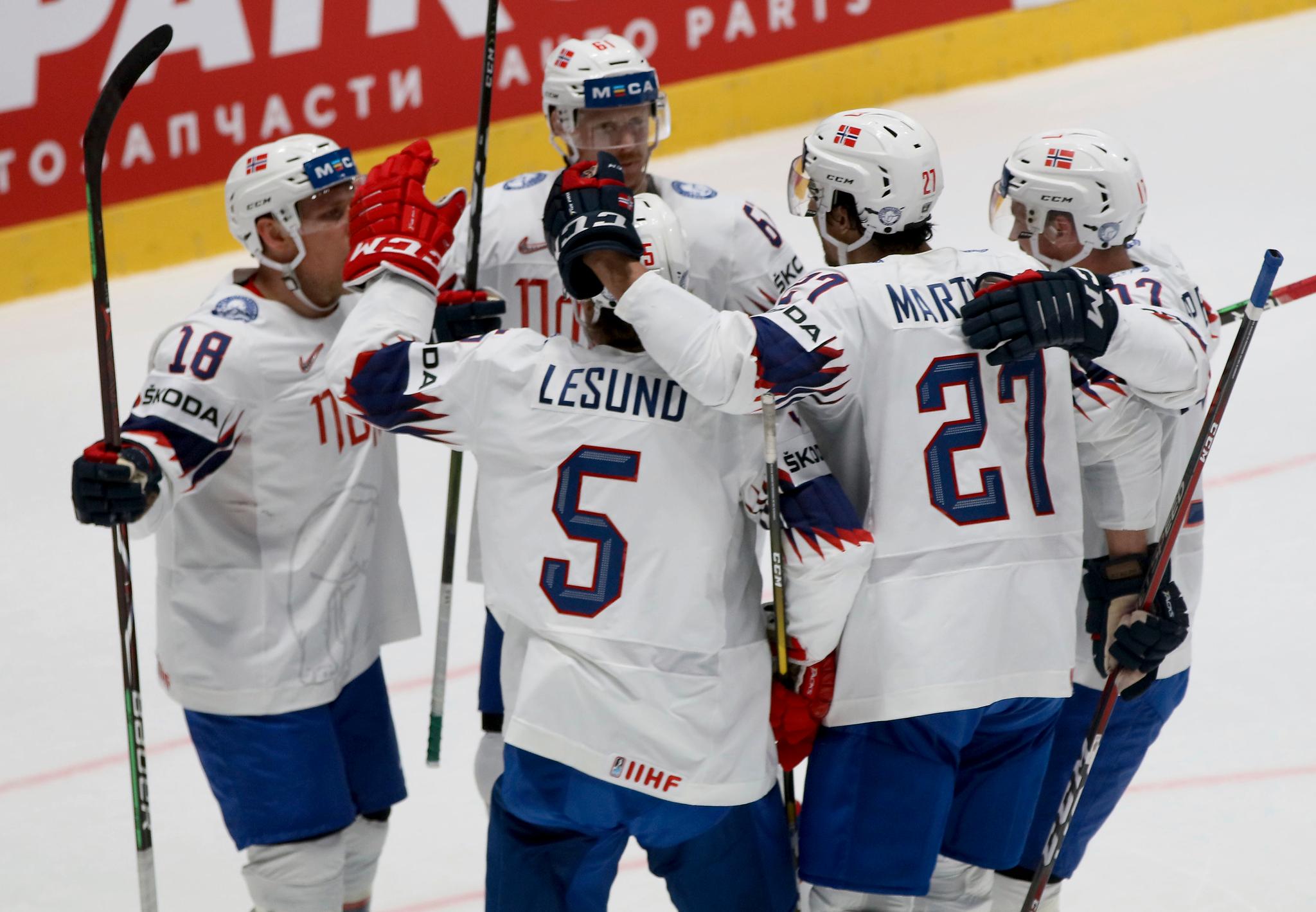 Norge kunne juble for 7-1-seier over Italia lørdag og fortsatt plass i elite-VM i ishockey.