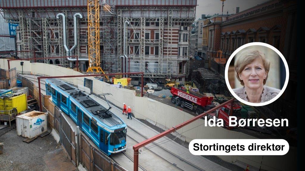 Stortingets byggeprosjekt i Prinsens gate 26 fikk kritikk av Riksrevisjonen i vår, men Stortingets direktør, Ida Børresen, presiserer at planlagte utvidelser av prosjektet er ikke «overskridelser». 