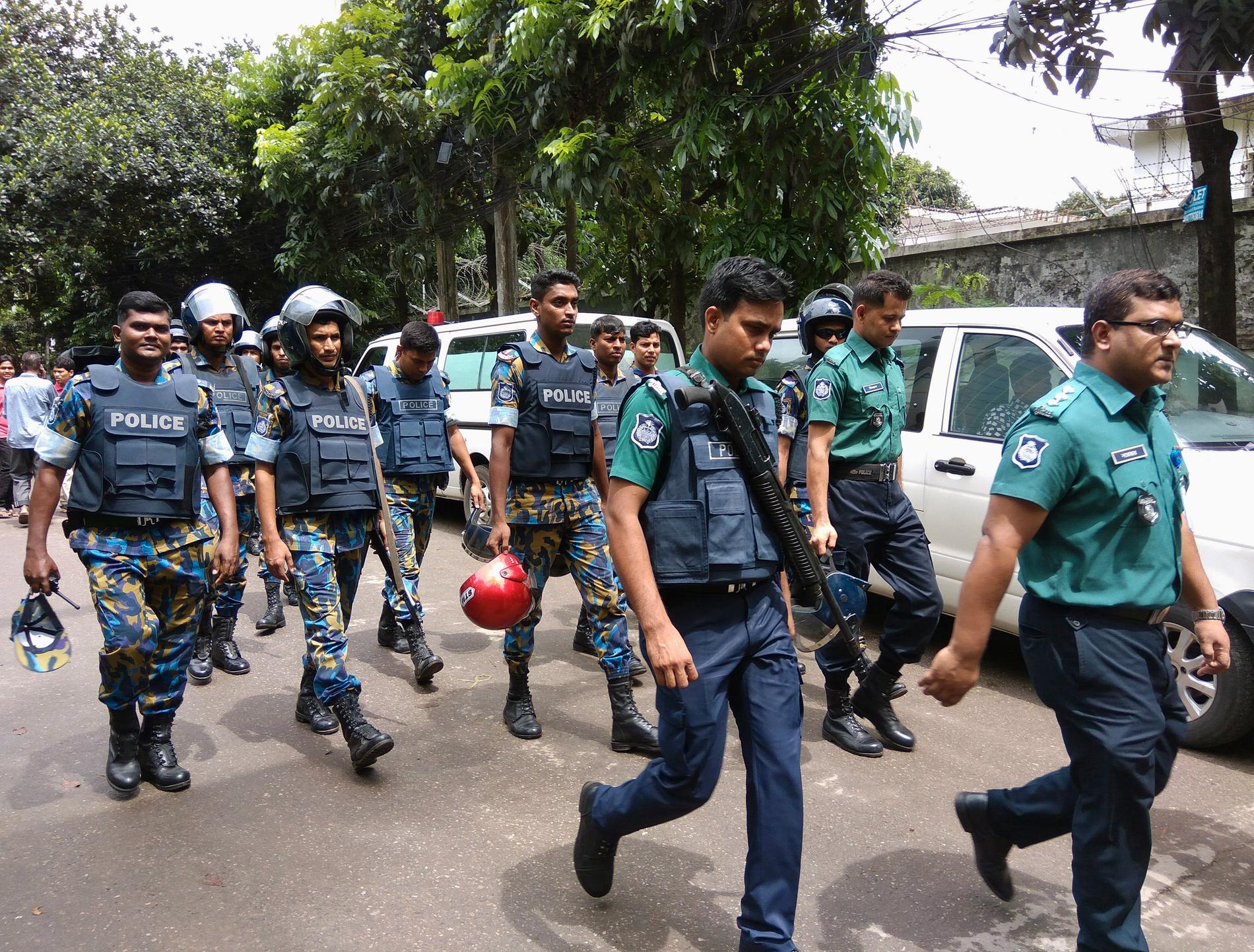 DREPT: 20 utlendinger ble drept i terroraksjonen mot restauranten i Dhaka.