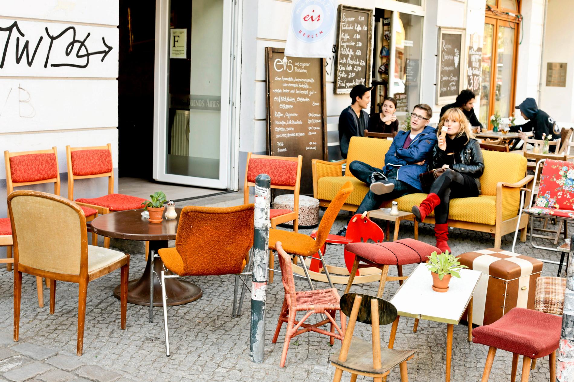 KAFÉLIV: Kaffebarene popper opp rundt om i Berlin.