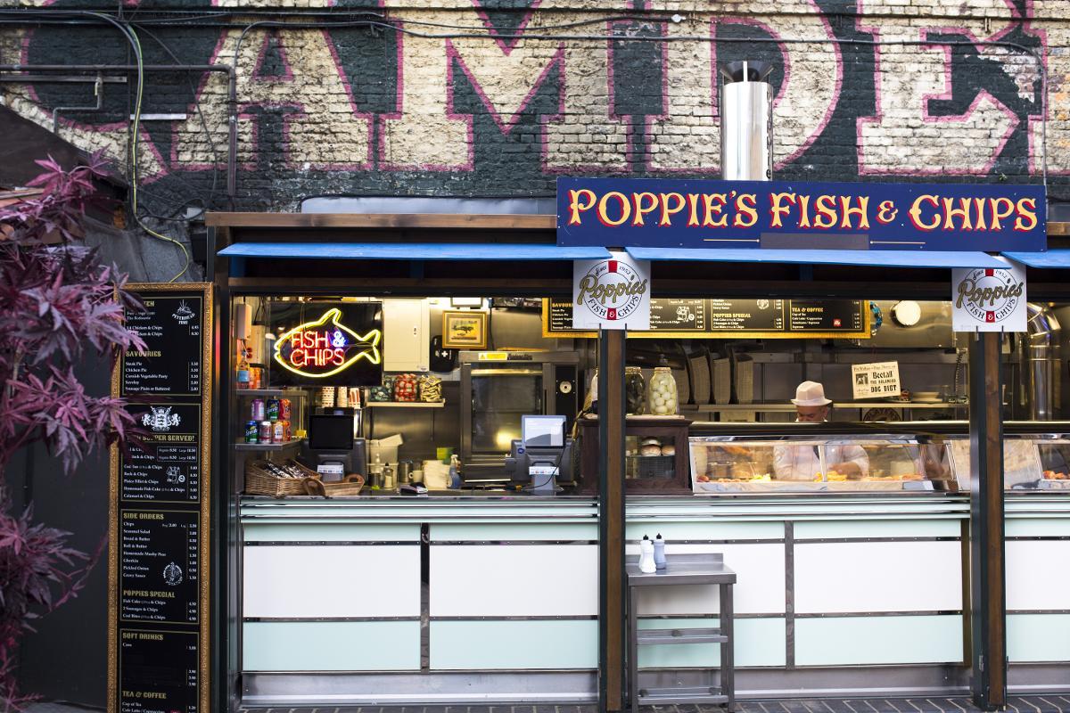 CAMDEN: I Camden er Poppie's Fish & Chips en sikker vinner for matpausen.