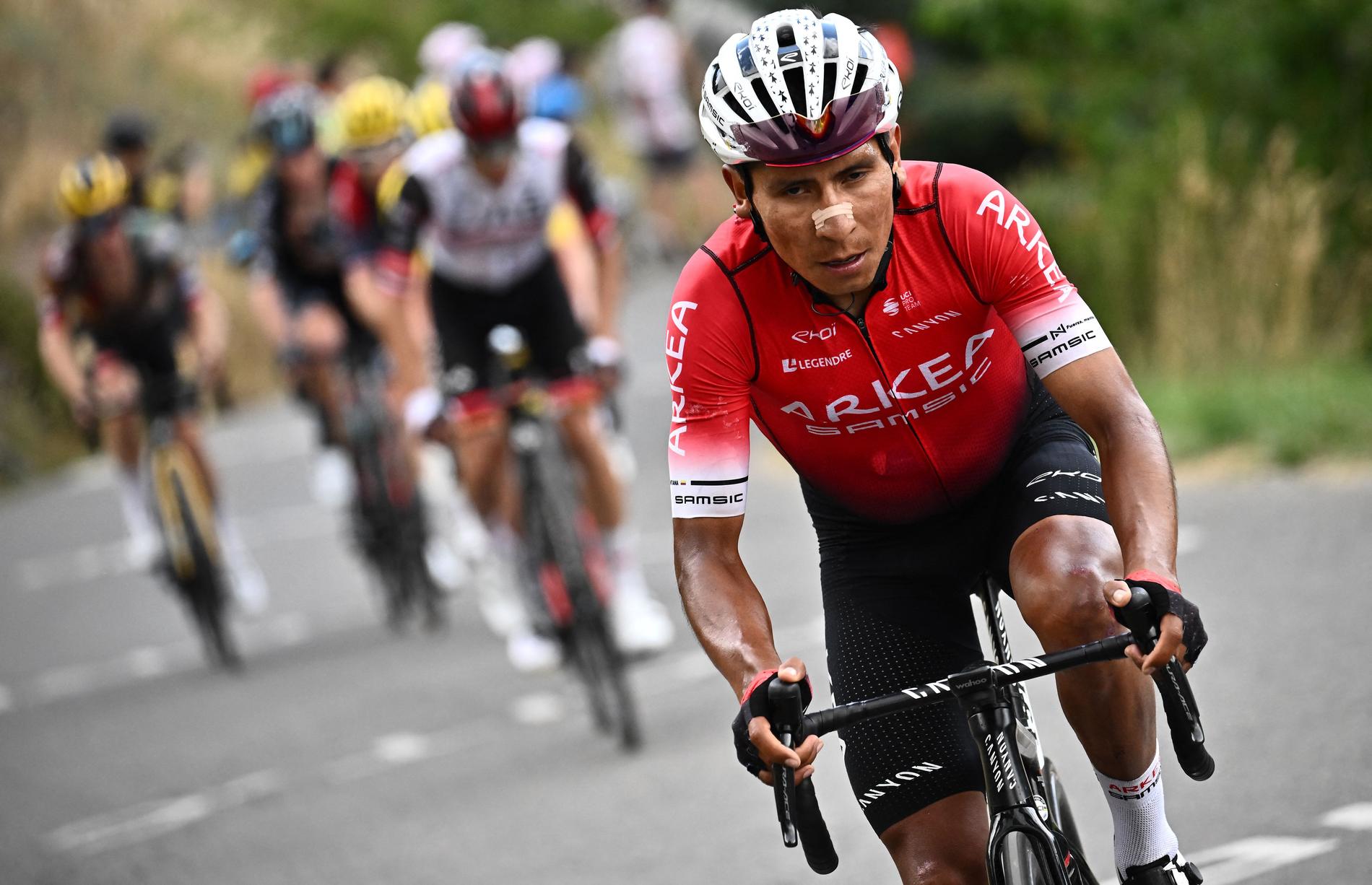 Nairo Quintana disket fra årets Tour de France for smertestillende-bruk