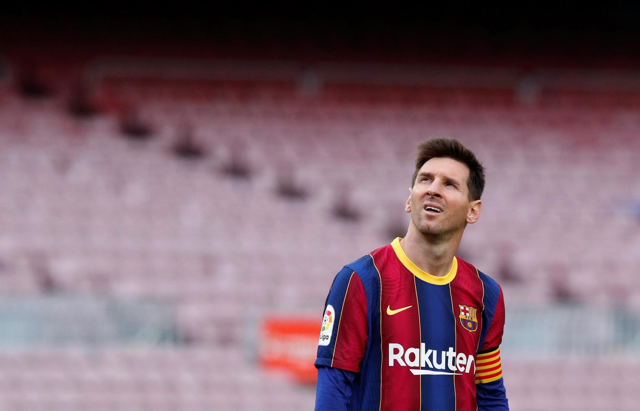 BARCA-EXIT: Lionel Messi forlater Barcelona.