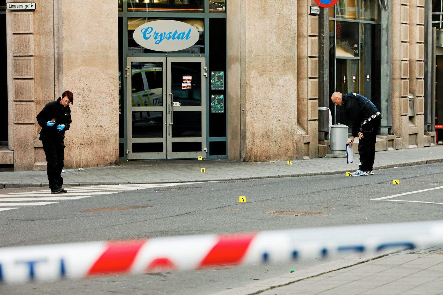 To personer ble skutt og én knivstukket på utestedet Club Crystal i Oslo i 2012.
