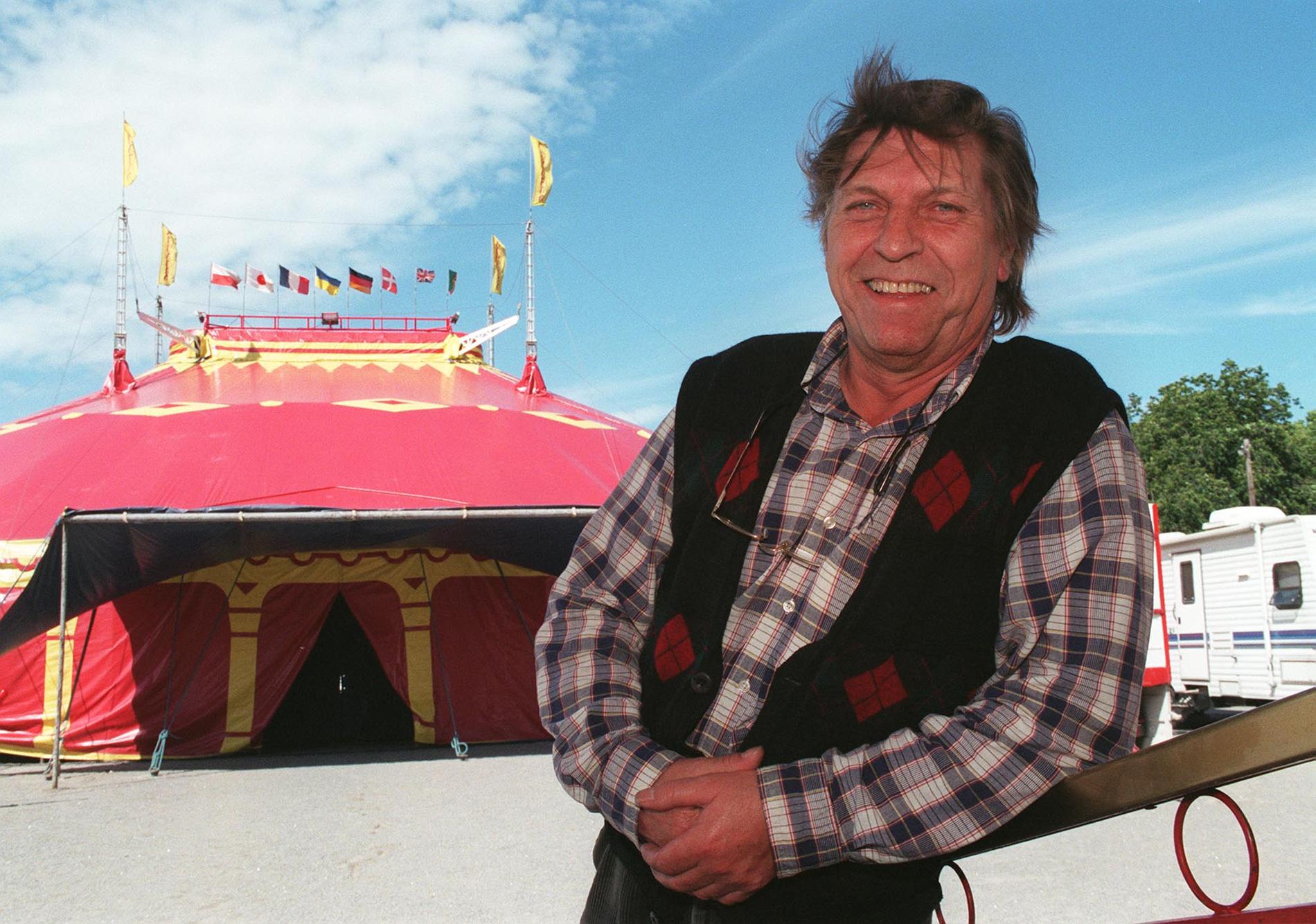 Arild Arnardo tok over driften av Cirkus Arnardo i 1987. Bildet er fra 1998. 