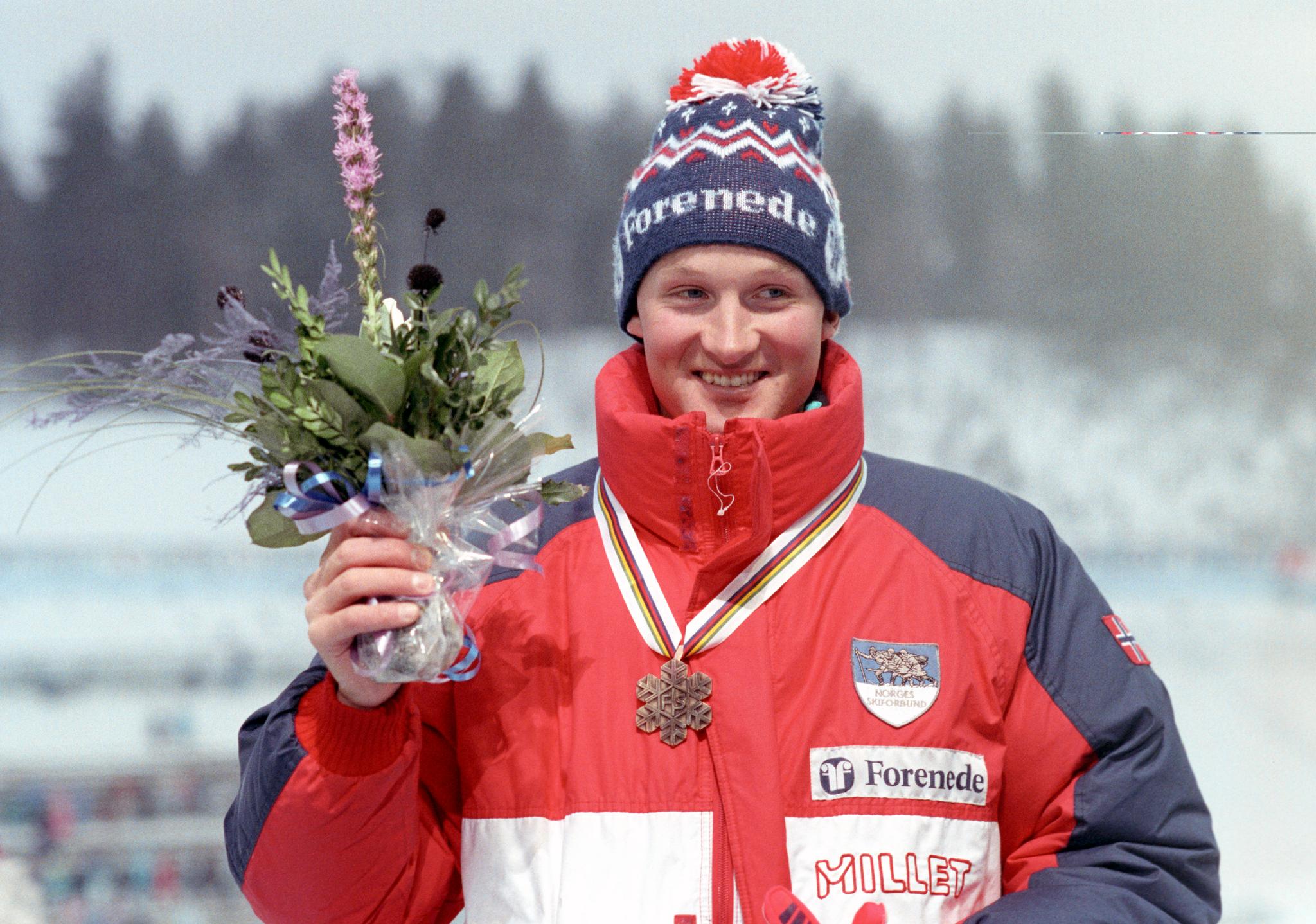 JAKKEN I LAHTI 1989: Langrennsløperen Vegard Ulvang.