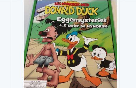 NYNORSK-DONALD: Det er femti år sidan forrige gong Donald Duck var på nynorsk. I romjula kom eit nytt blad ut. 