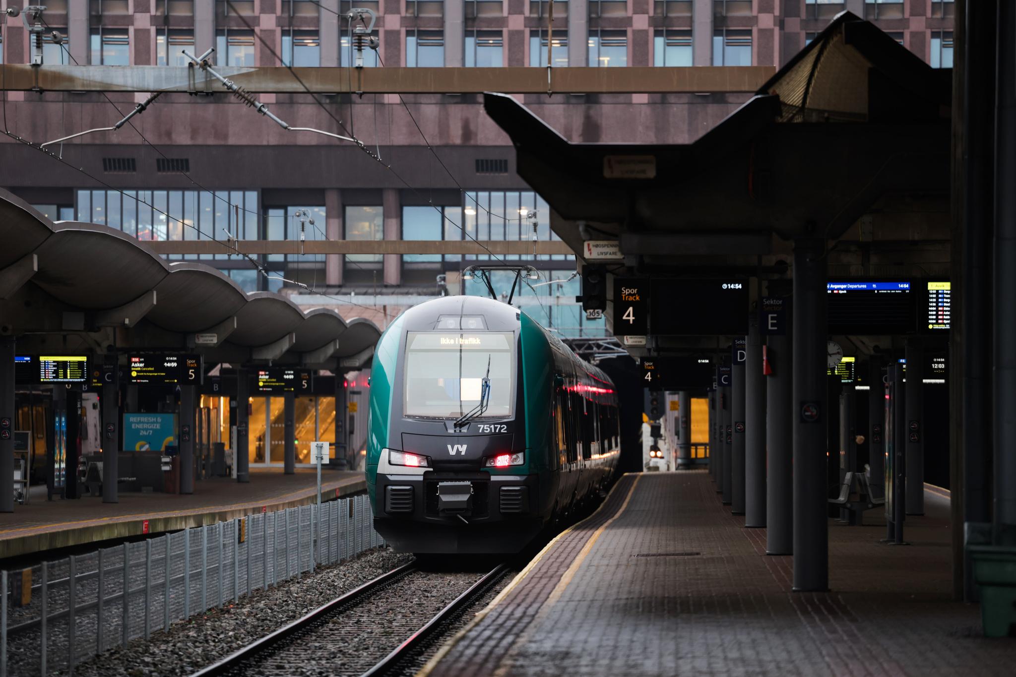 Krisemåned for togtrafikken: Nådde puntlighetsmål i Oslo-rushet én dag i oktober