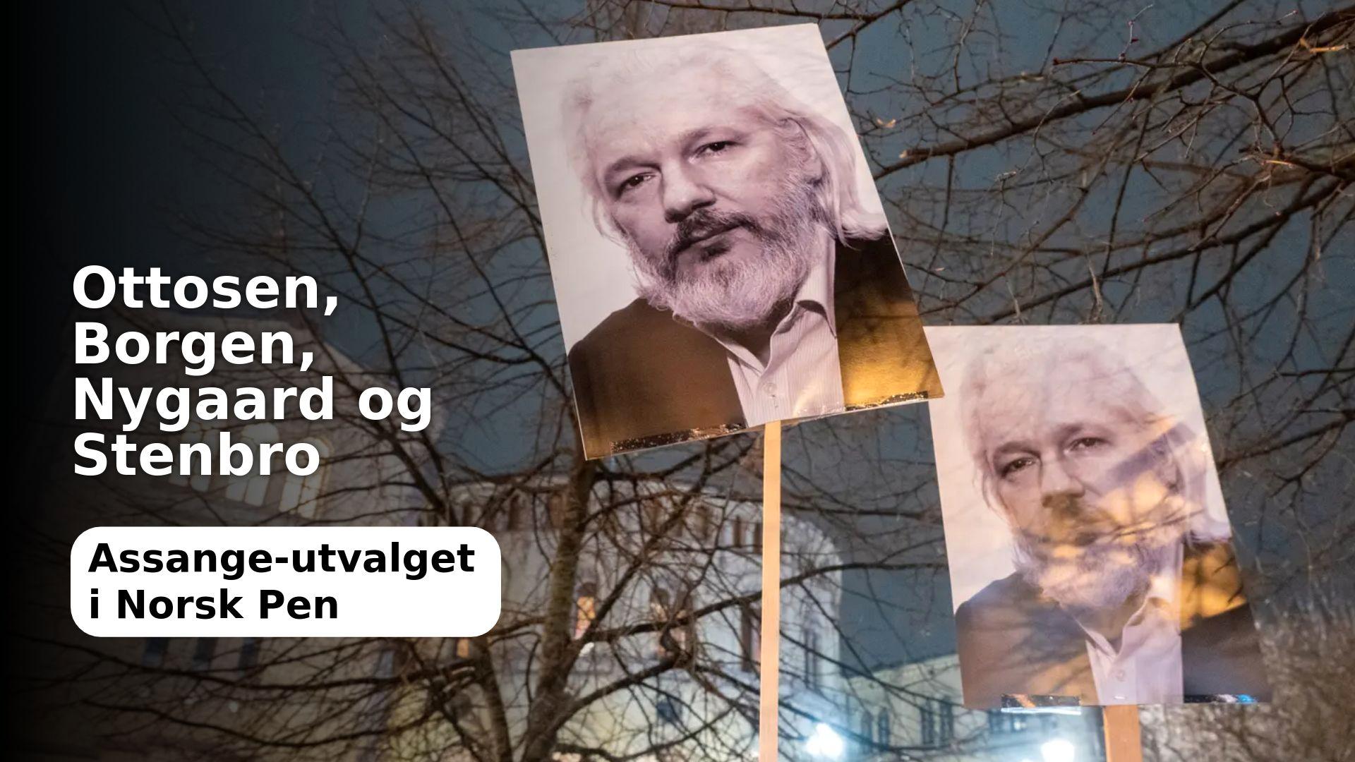 Assange må slippes fri. Prosessen om utlevering til USA må stanses.