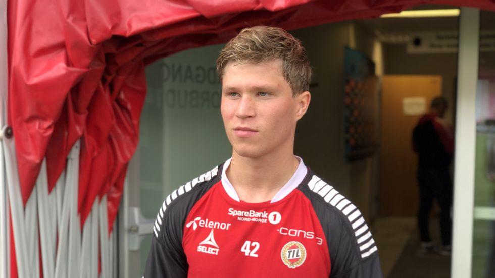 ETTERTRAKTET: Her er Sander Ringberg etter en TIL-trening i august. Like etterpå ringte Bodø/Glimt.