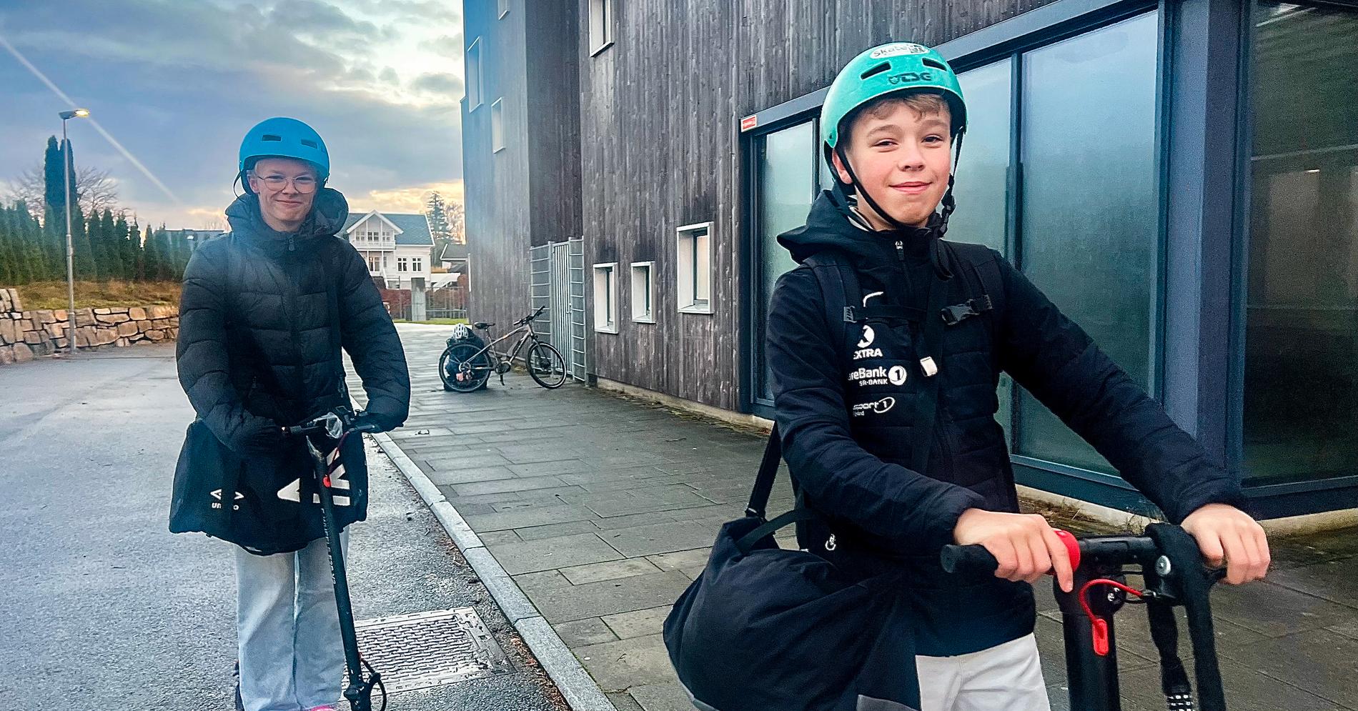 Ungdom bytter ut sykkelen med elsparkesykkel: – Det er mye enklere å komme seg til skolen