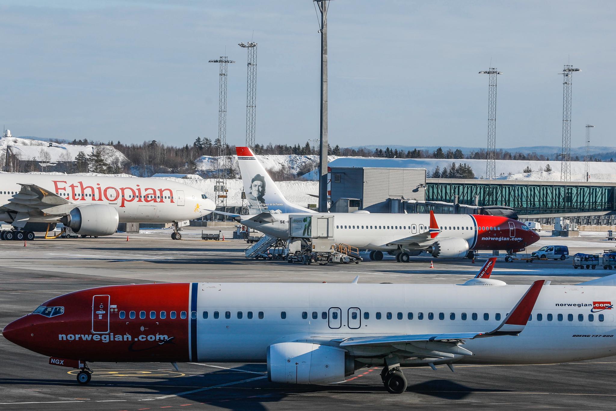 Norwegian er blant flyselskapene som er hardest rammet av at Boeings 737 Max 8-fly er satt på bakken inntil videre, skriver Bloomberg onsdag.