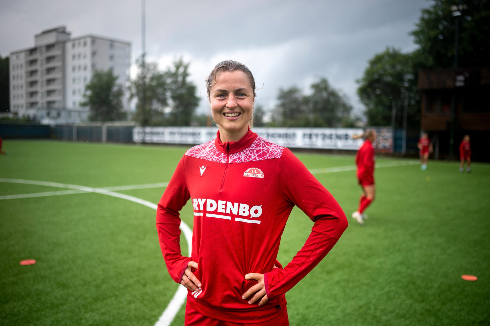 Ingrid Marie Spord har lagt bak seg omtrent syv sesonger for Sandviken, og mener klubbens satsing på lokale spillere er viktig. 
