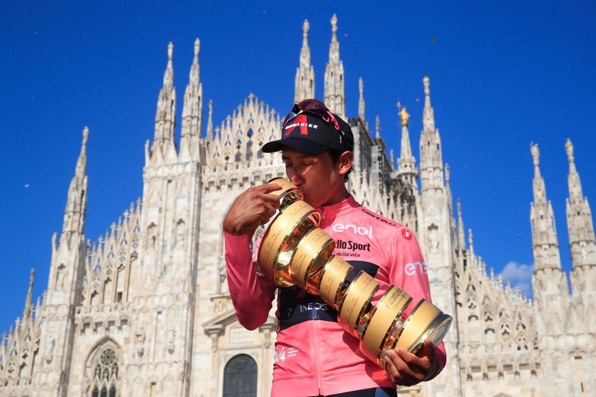 ROSA: Egan Bernal vant årets Giro d’Italia. 
