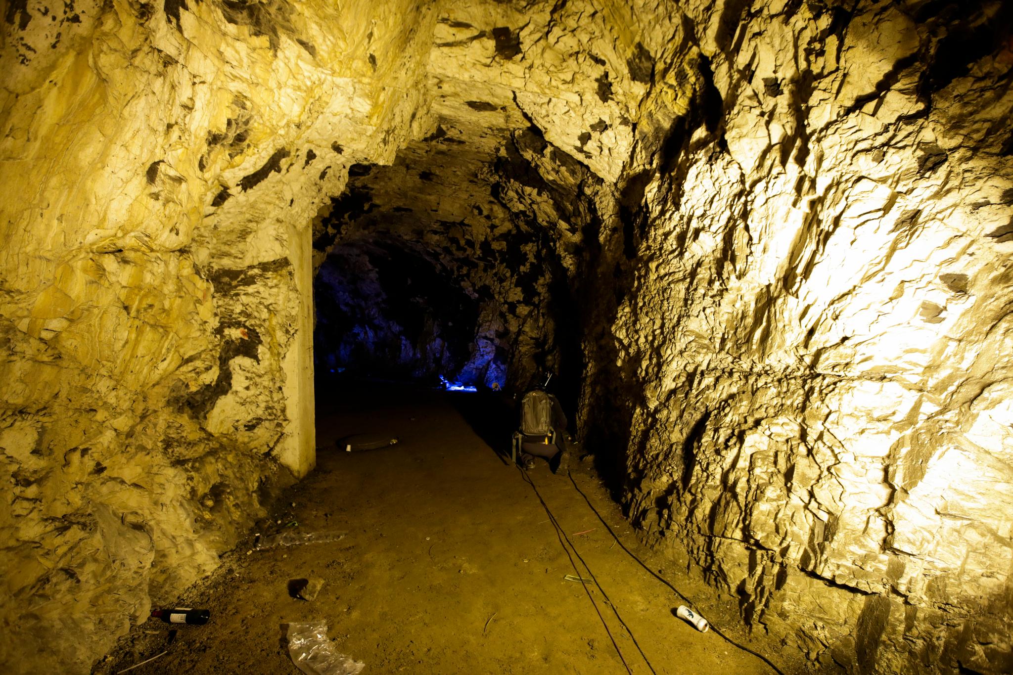 Mange personer ble kullosforgiftet under en ulovlig ravefest i denne grotten på St. Hanshaugen i Oslo i slutten av august. 