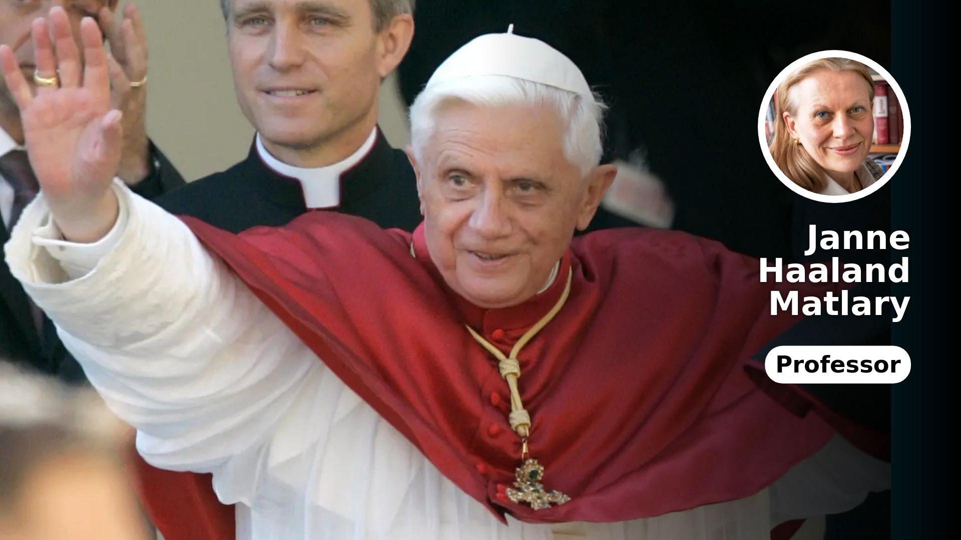 Mancanza di rispetto per papa Benedetto