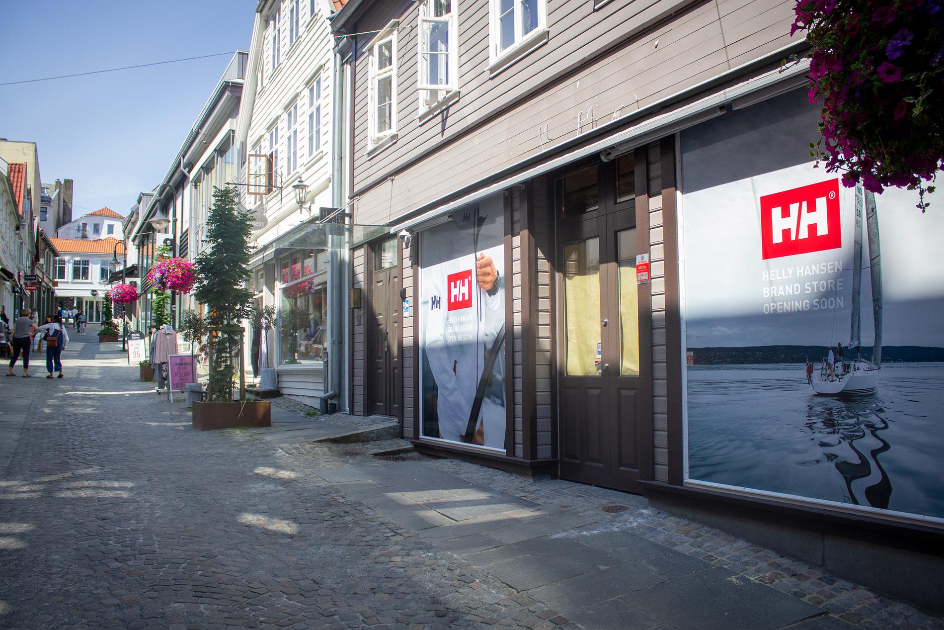 Helly Hansen flytter inn i Nygata 16 i Stavanger sentrum. 