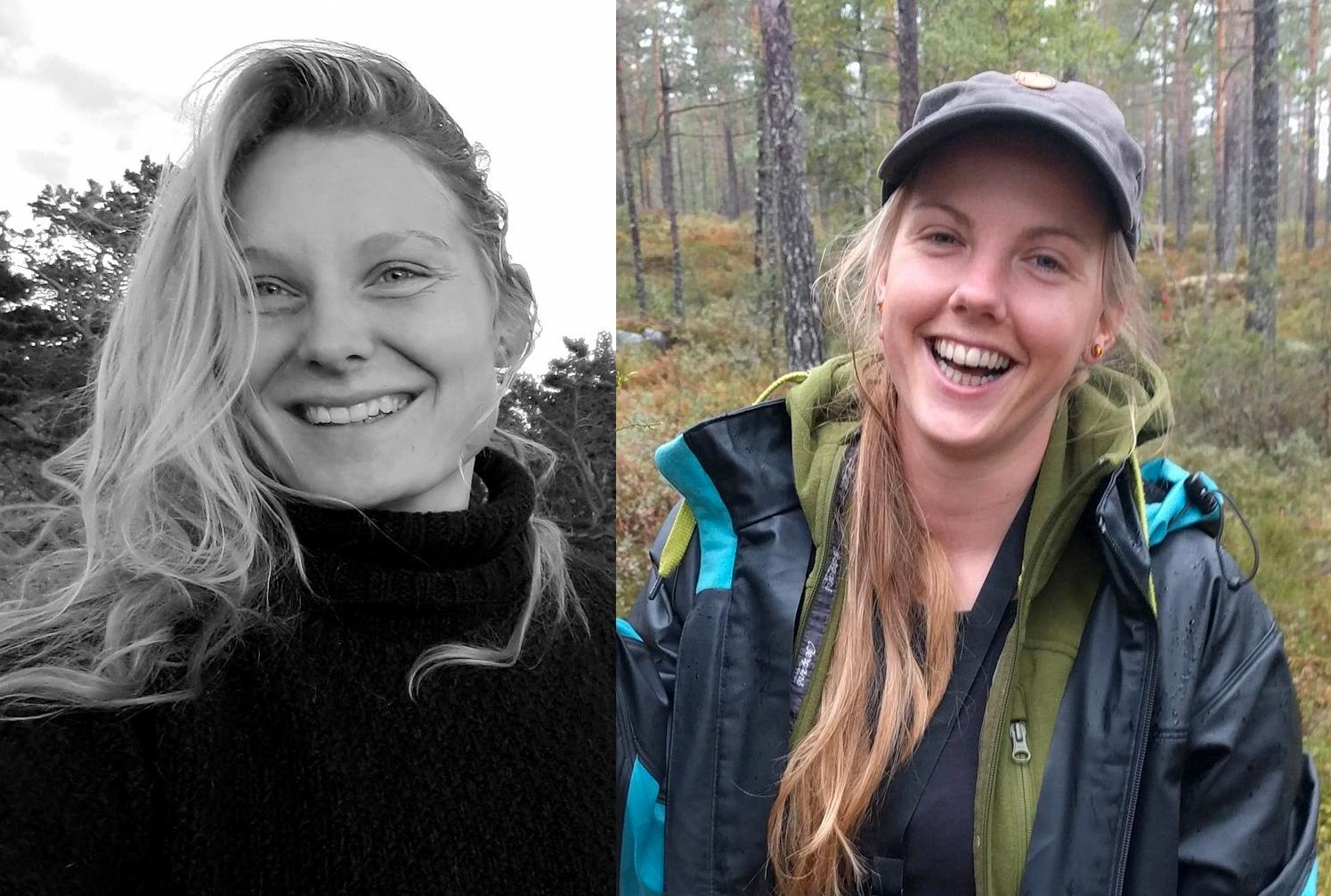 DREPT: Danske Louise Vesterager Jespersen (til v.) og norske Maren Ueland, begge studenter ved universitetet i Bø i Telemark, ble funnet drept i Marokko mandag.