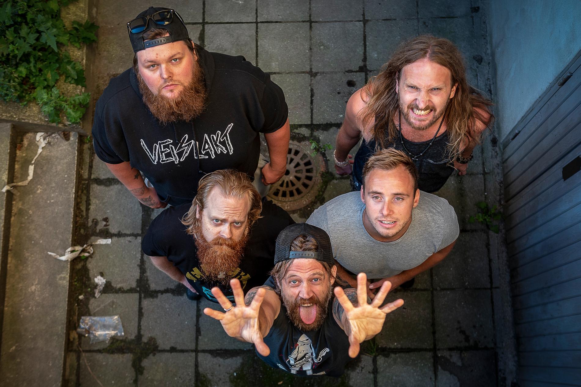 Det lokale bandet Veislakt er et av bandene som skal spille på Rise Against Cancer.