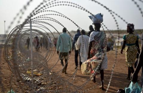 Den 10. desember markerer FNs menneskerettighetsdag. Her fra en FN-base i Sør-Sudans hovedstad Juba tidligere i år. Inspektører fra FN sier at det aldri før har vært flere brudd på menneskerettighetene i landet enn nå.