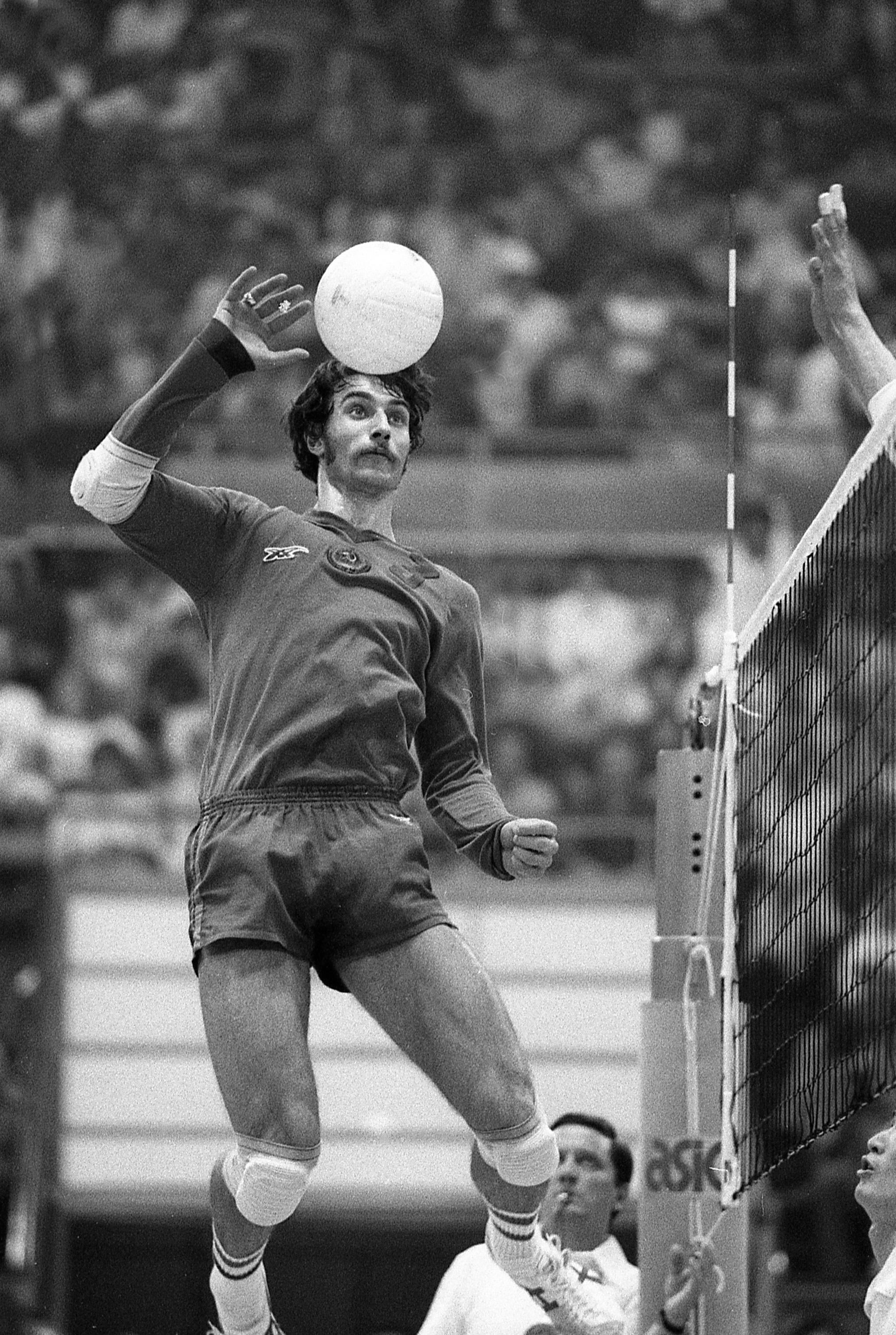 Alexander Savin fra Sovjet var verdens beste angrepsspiller på 1970-tallet. Dette bildet tok ble tatt under VM i Roma 1978. 