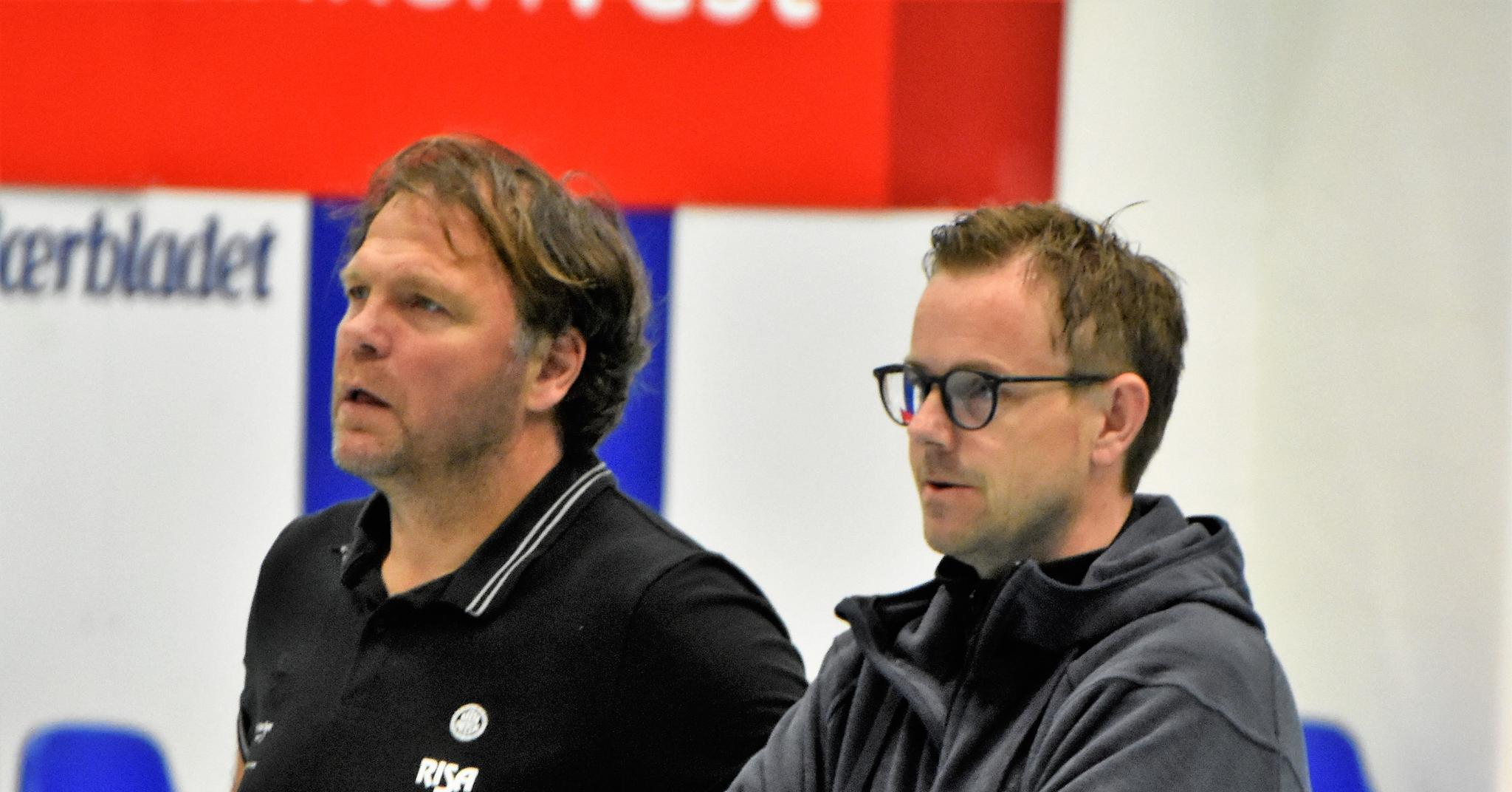 Rune Haugseng til venstre representerer kontinuitet, Heine Jensen kommer med haugevis av ballast fra internasjonal håndball. Trenerparet skal Nærbø et nytt steg mot toppen.