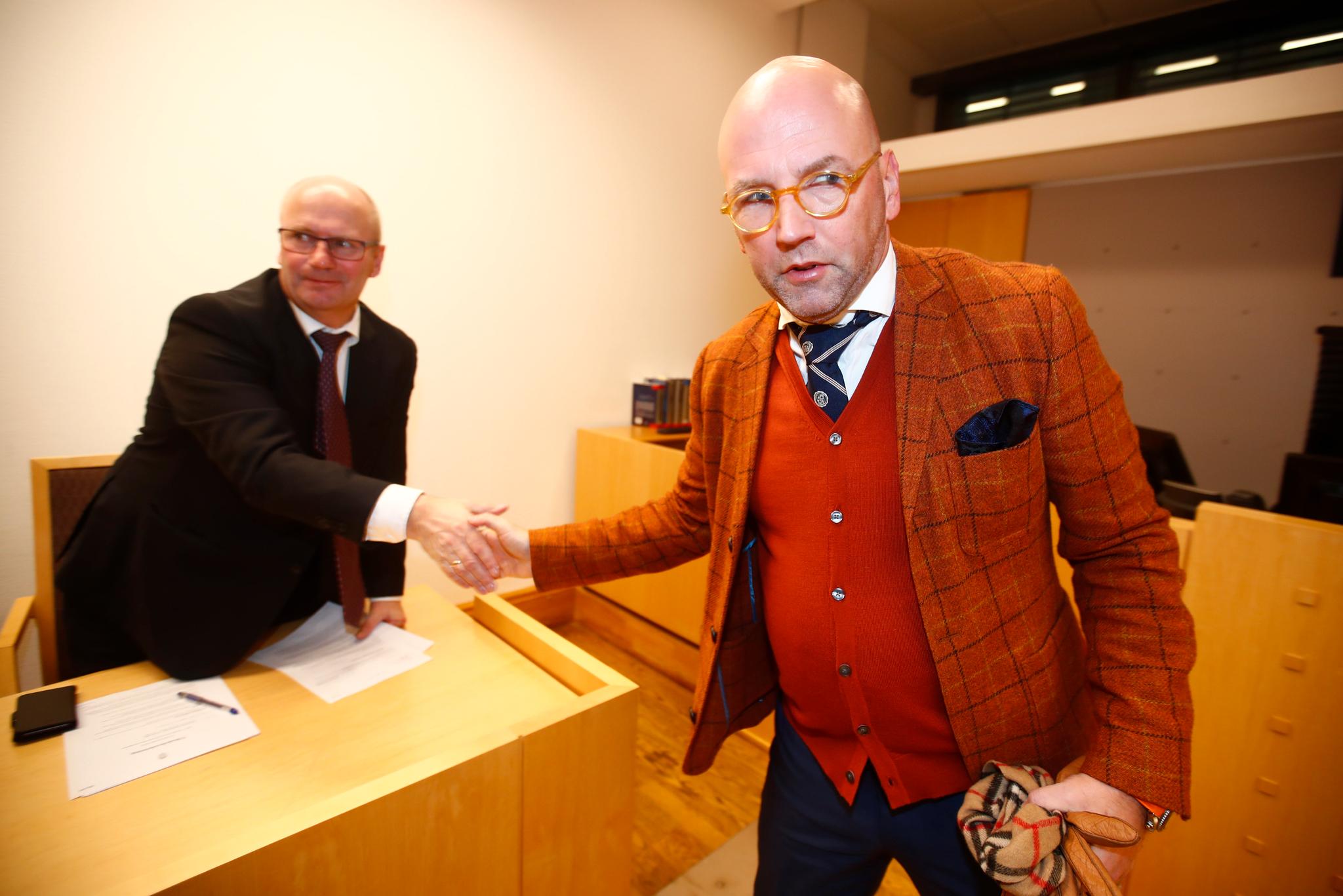 Advokat Brynjar Meling forsvarer Mohyeldeen Mohammad, som er tiltalt for trusler. 
Foto: Terje Pedersen / NTB scanpix