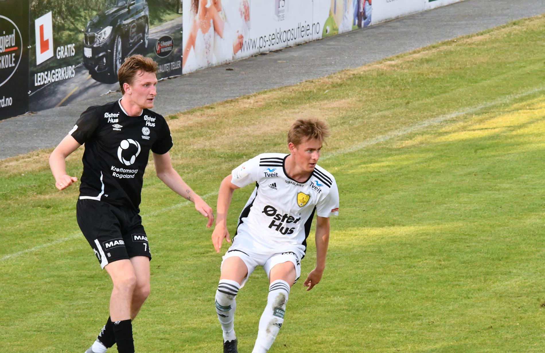 Vegard Meling Nesse i Randaberg-drakten, men i kveld spiller han for Sola mot Randaberg. 