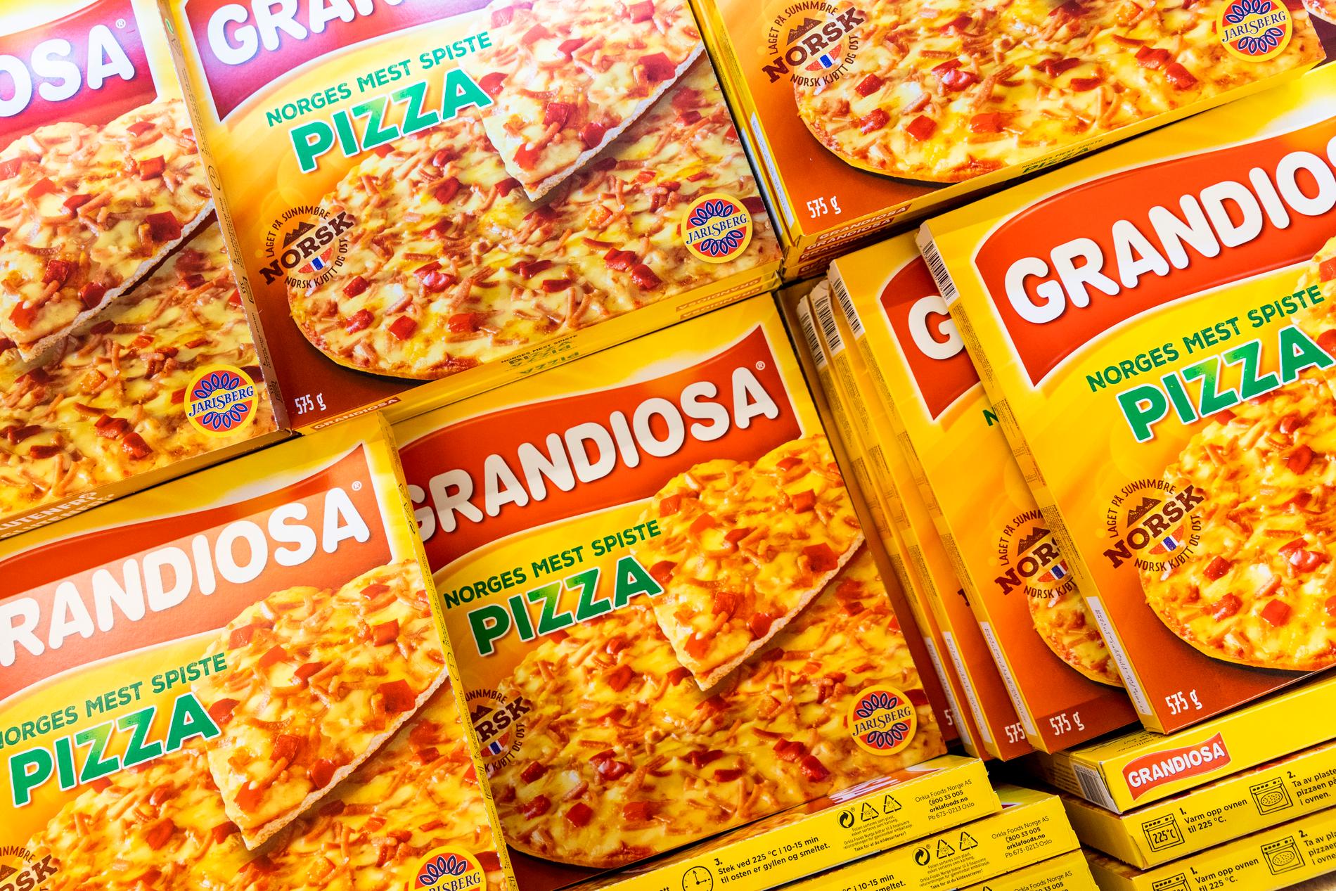 Nå er det priskrig på pizza Grandiosa. 