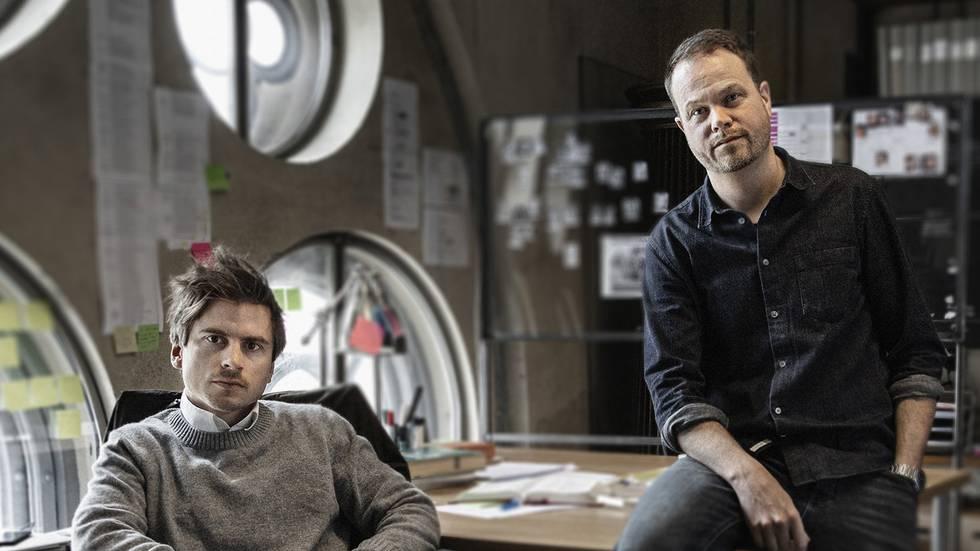 Martin Johnson og Anton Berg står bak dokumentarserien Knutby: I blind tro».