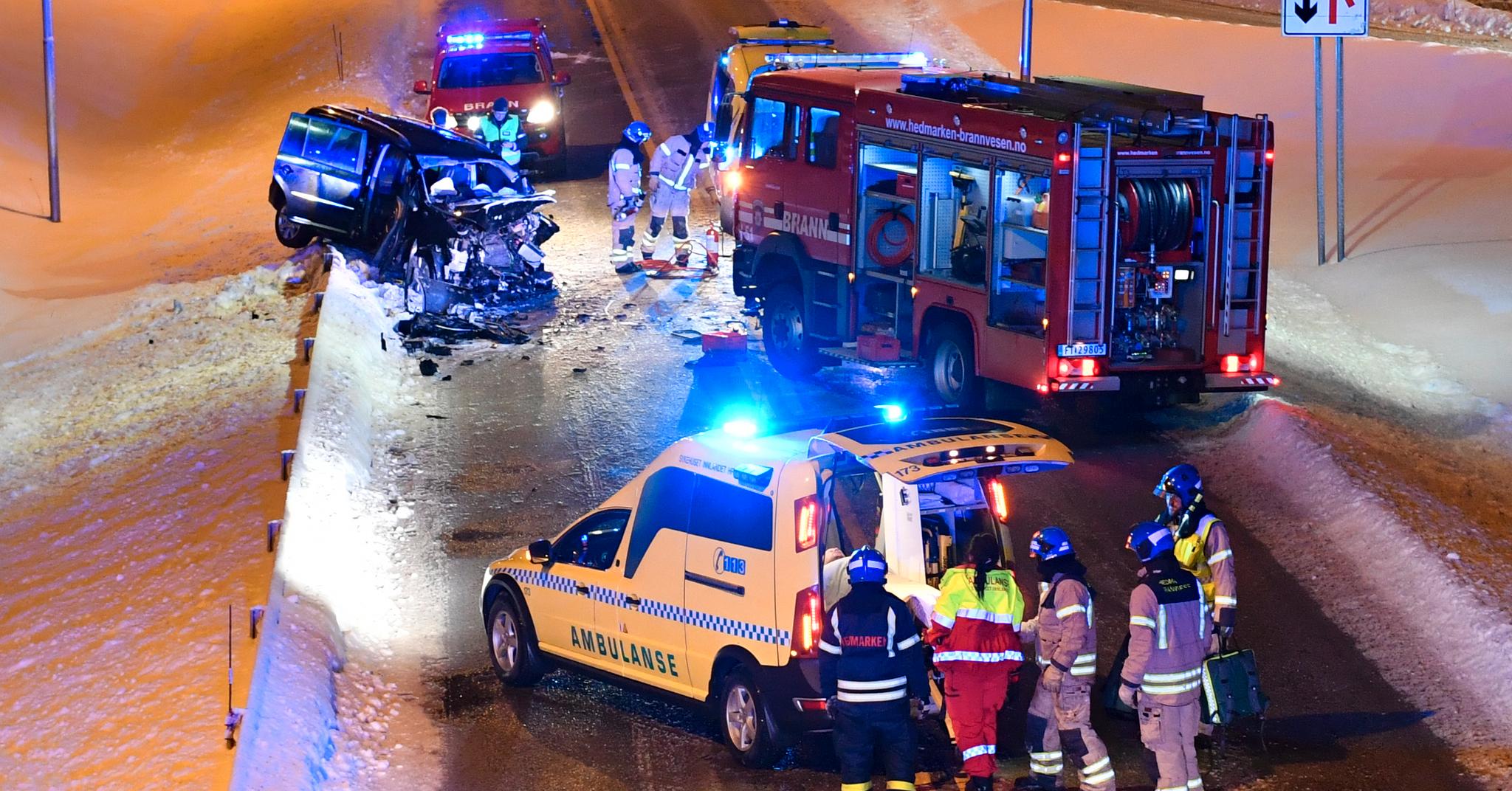 Sigvart Dagsland ble alvorlig skadet i en trafikkulykke i Stange tirsdag kveld. Foto: Fredrik Olastuen / Hamar Arbeideblad / NTB scanpix