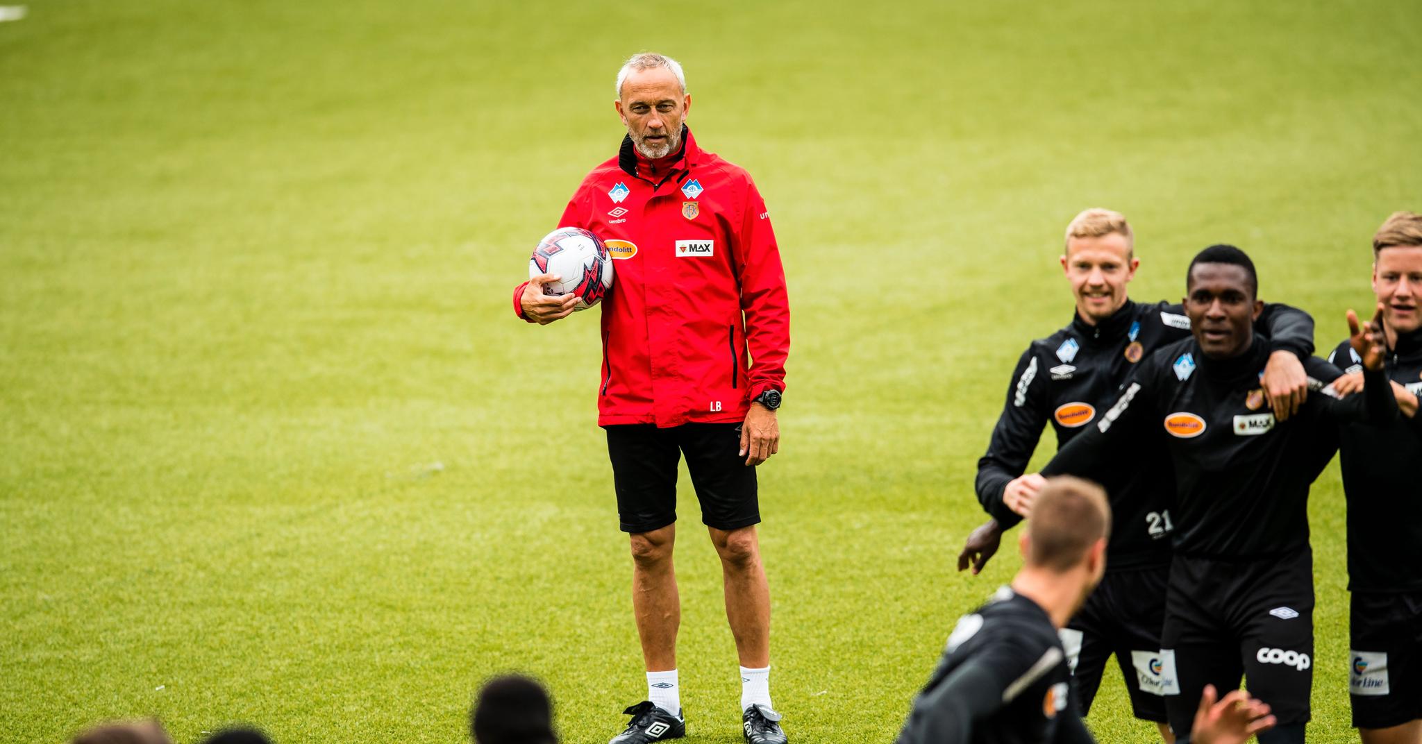 FORNØYD: Lars Bohinen er fornøyd med det spillergruppen har levert på trening etter ferien og mener klubben er bedre rustet med den satte spillergruppen nå enn på samme tidspunkt i fjor. 