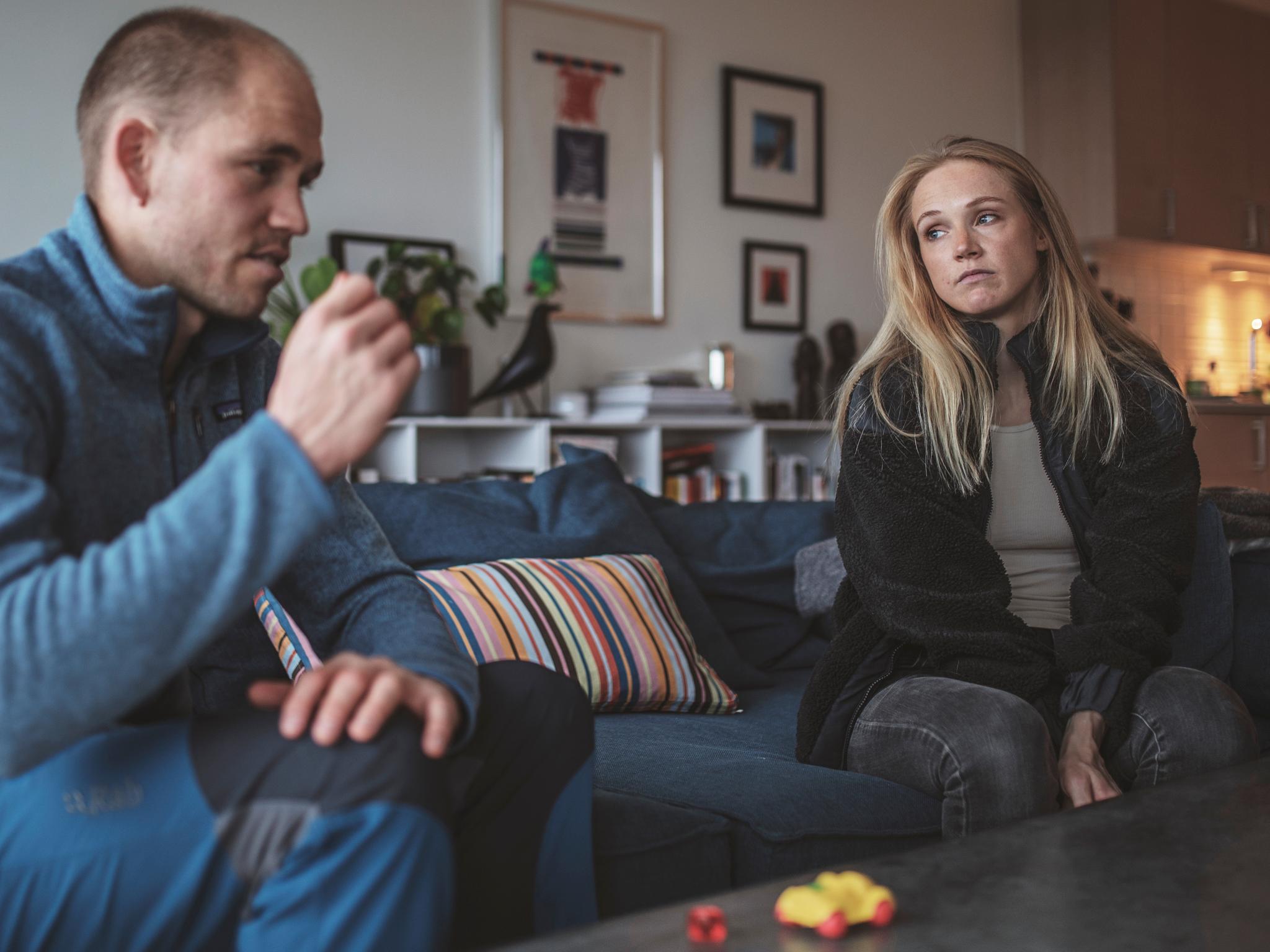 STERKT MØTE: Pål Golberg og Emilie Fleten møttes i 2021 hjemme hos den ferske femmilskongen.