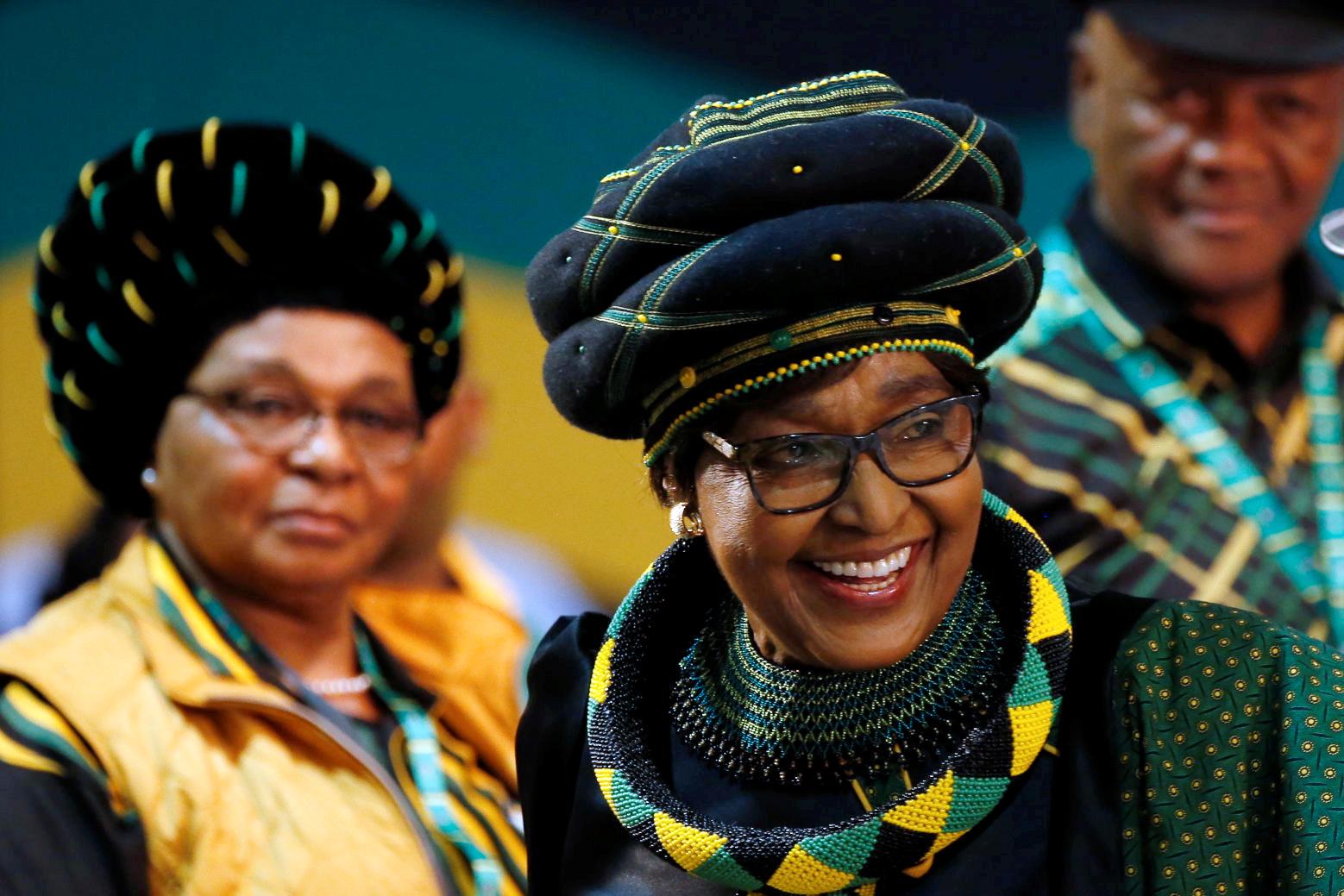  Winnie Madikizela Mandela fotografert på en ANC-kongress i Johannesburg i desember i fjor.