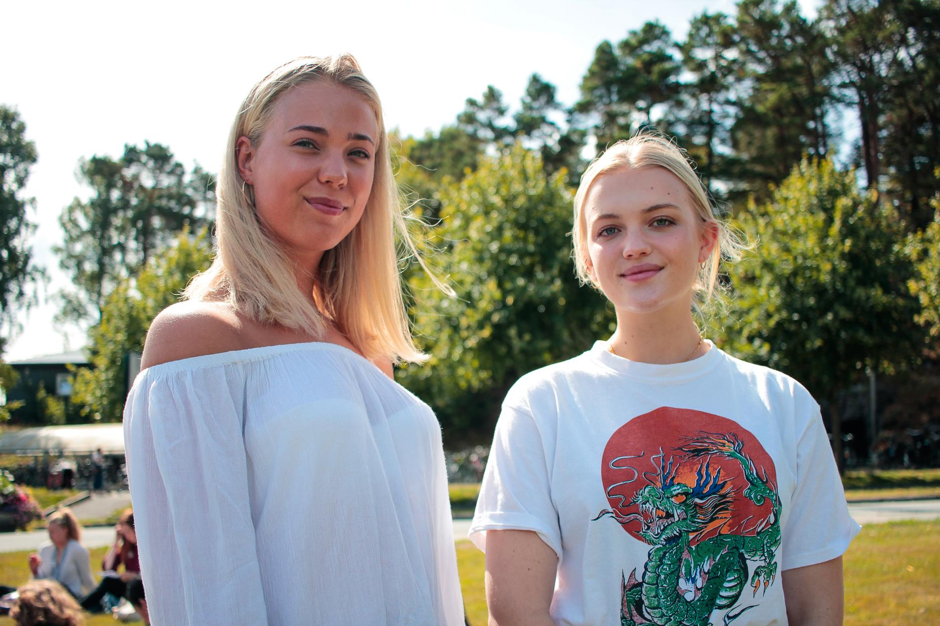 Jentene har et godt førsteinntrykk av Kristiansand, og ser fram til å bli bedre kjent med byen utover semesteret.