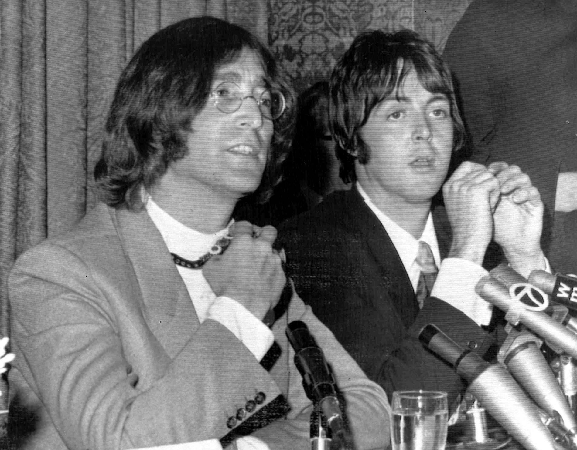 SUKSESS: Ingen har skrevet så mange klassikere sammen som John Lennon og Paul McCartney. Her fra 1968. 