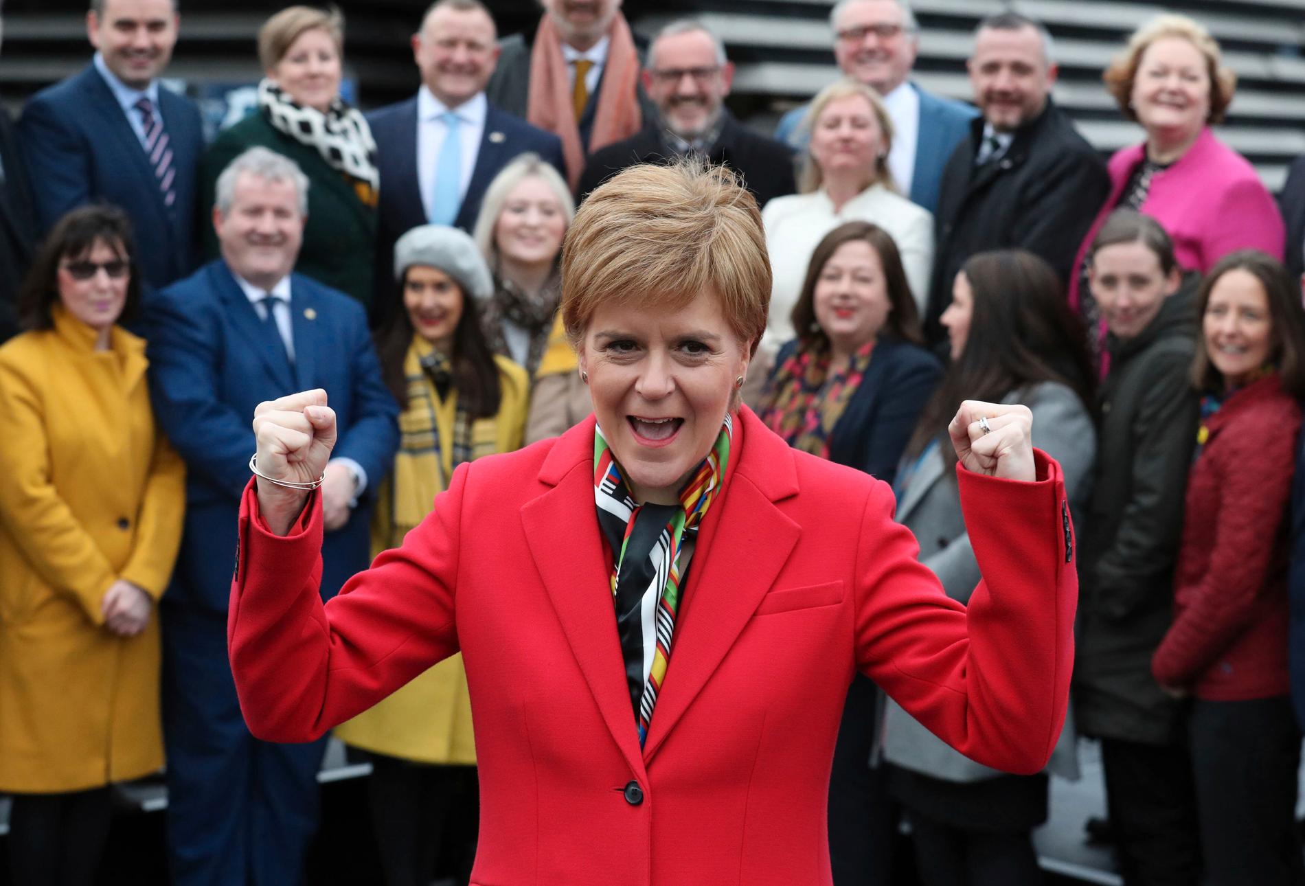 Nicola Sturgeon vil ha en ny folkeavstemning om uavhengighet for Skottland. 