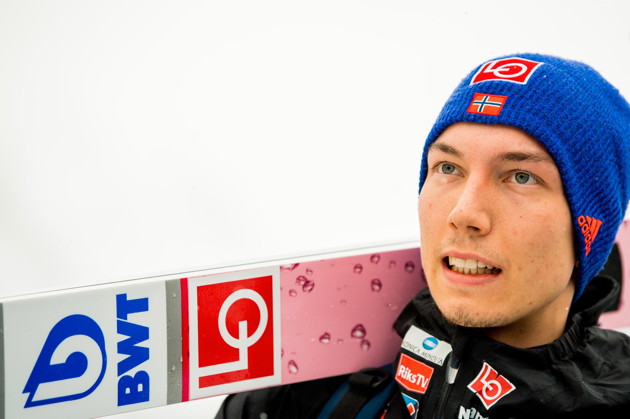 TROMSØ-HÅP: Johann Forfang håper å hoppe seg opp fra sin niendeplass etter VMs første dag.