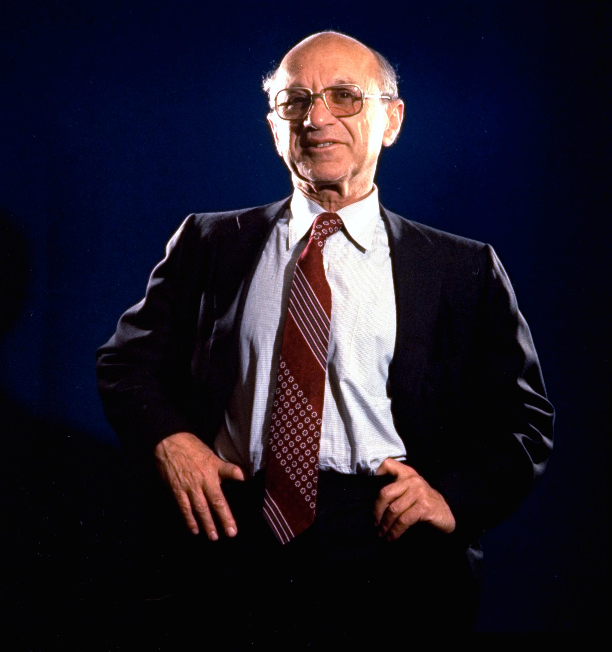  Nobelprisvinner Milton Friedman.