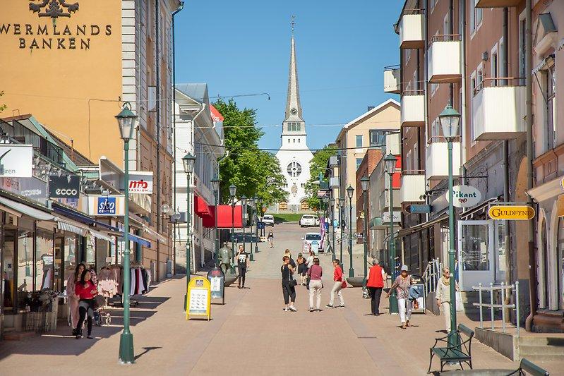 Arvika town in Värmland Sweden