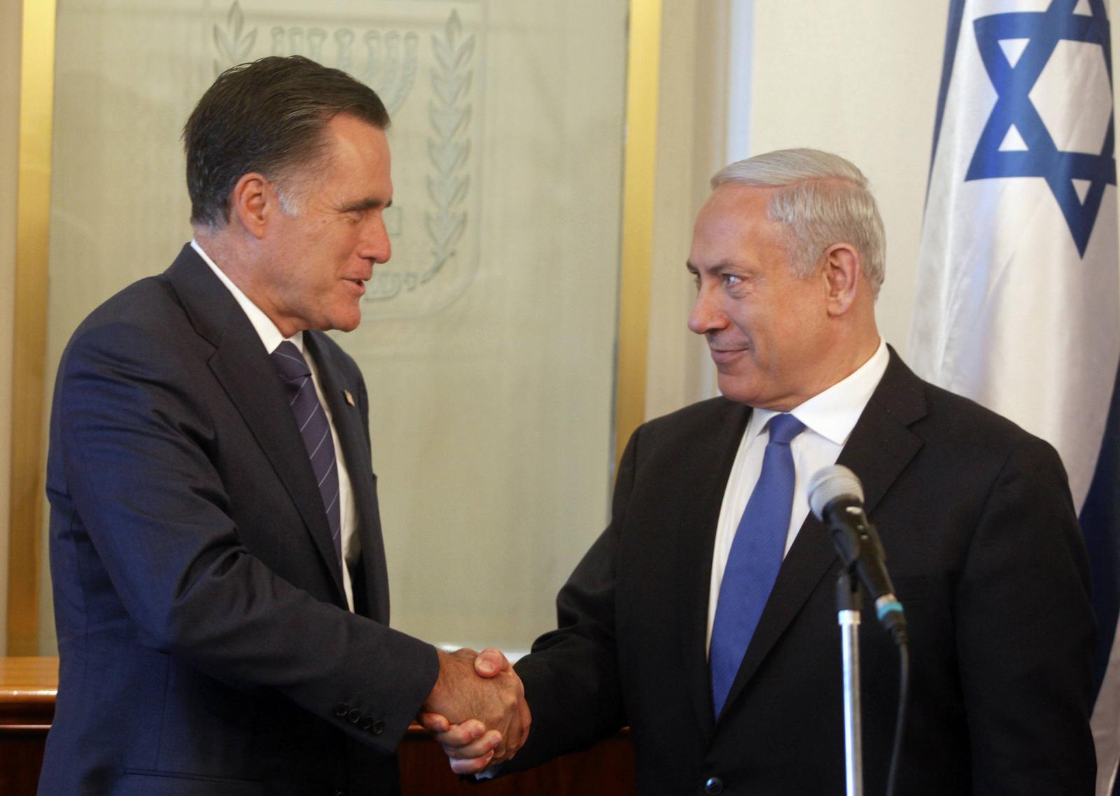 Juli 2012: Presidentkandidat Mitt Romney besøkte Jerusalem og ble tatt svært hjertelig i mot.