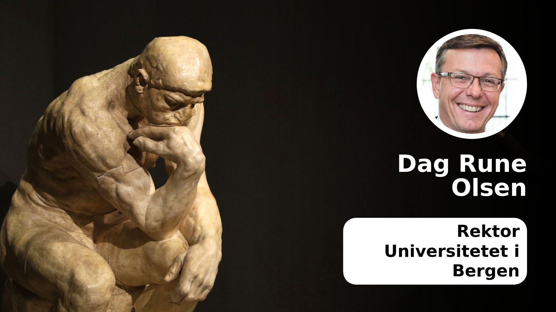  Ex.phil. tar ikke bare for seg oldtidens filosofer, men vektlegger i aller høyeste grad også moderne tenkere som også i dag er toneangivende, skriver artikkelforfatteren. Bildet viser Auguste Rodins skulptur Tenkeren. 