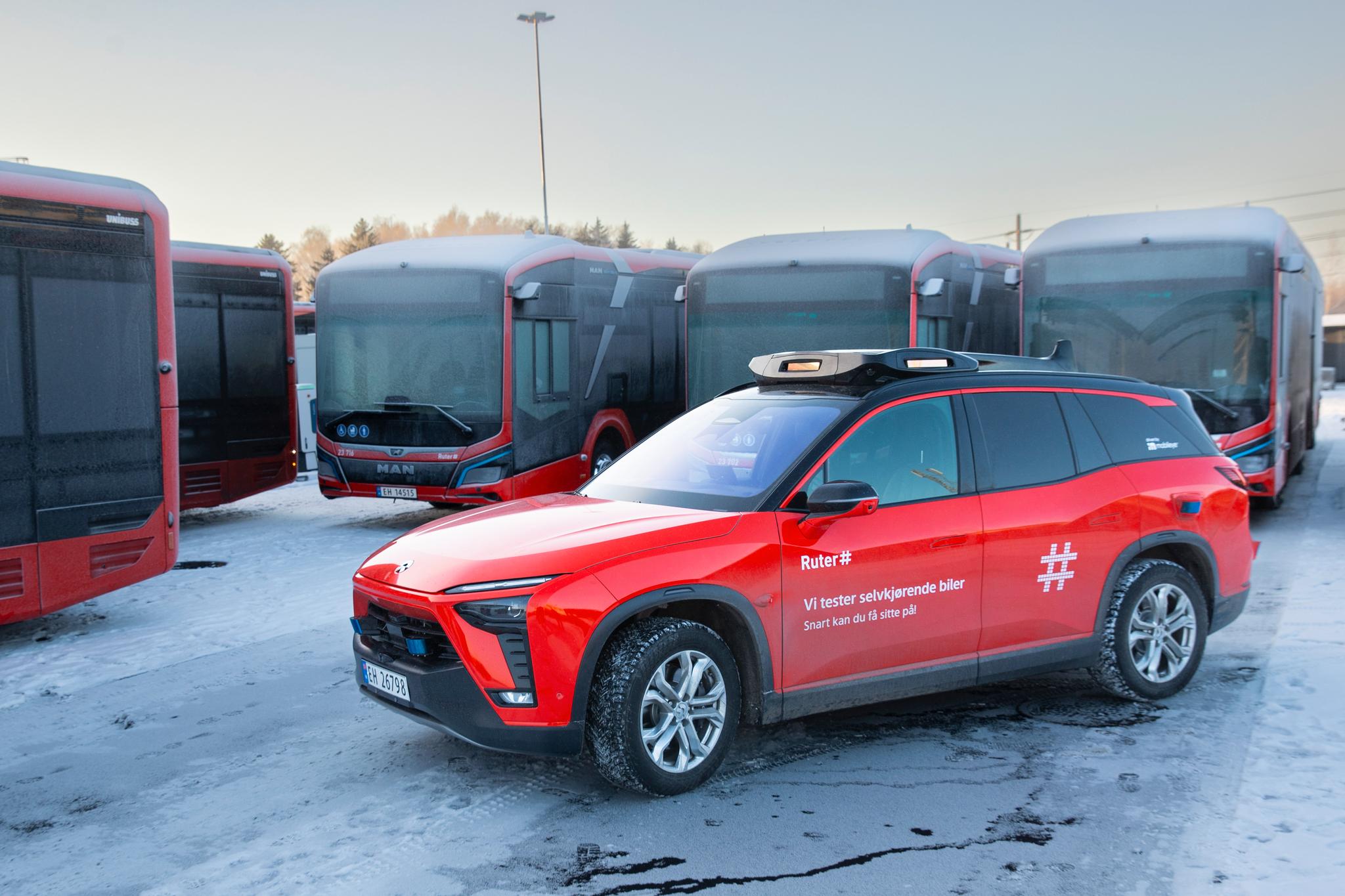 Oslo is testing new public transport services.  Soon, 15 self-driving cars will arrive in Grorodalen.