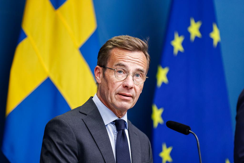 Det var en alvorstynget svensk statsminister som møtte pressen i Stockholm tirsdag. 