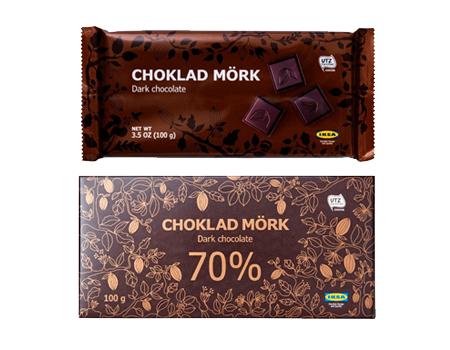 TREKKES TILBAKE: Disse to sjokoladetypene trekkes tilbake fordi innholdet av hasselnøtter og melk ikke er tilstrekkelig spesifisert. 