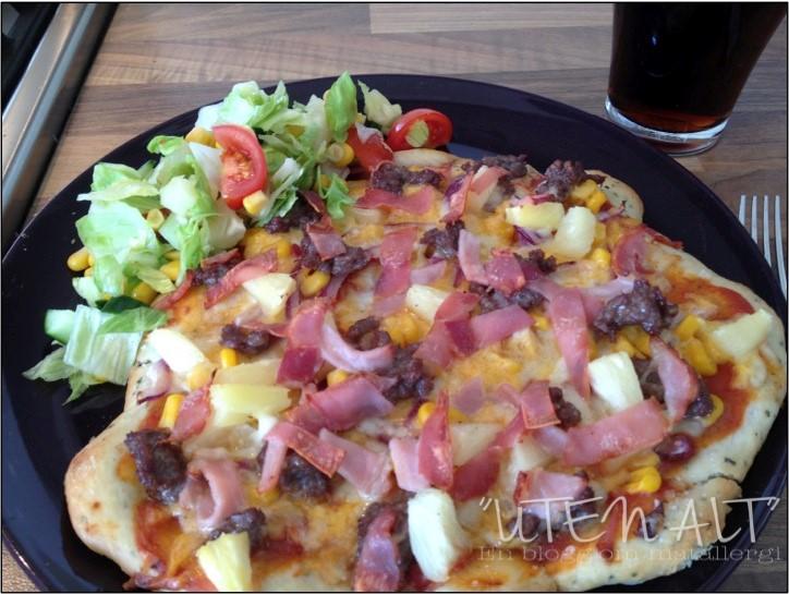 PIZZA: Med enkle grep blir den italienske klassikeren mulig å spise for alle. 