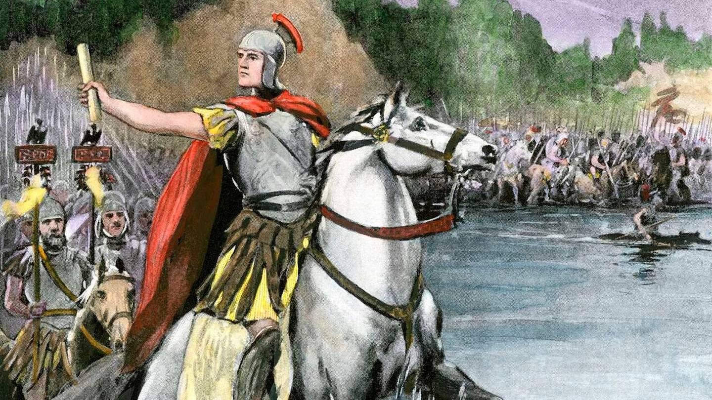 Da Julius Cæsar krysset elven Rubicon under et av sine erobringstokt var det en meget varm periode i Europas historie.