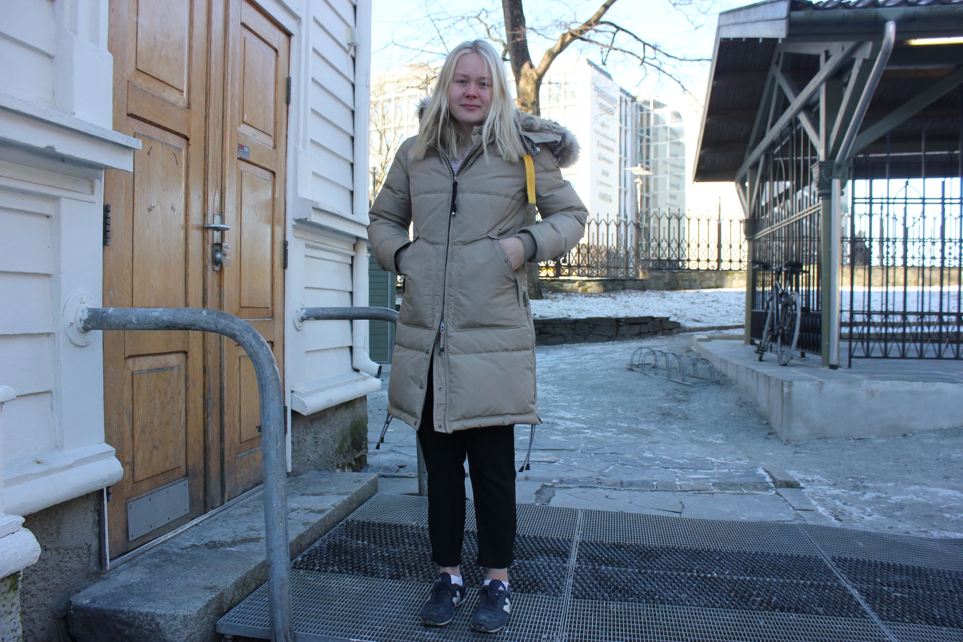  Marlene Seljeskog Østebø bruker heller en varm jakke enn varme sokker. 
